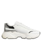 White Silver Daymaster Low Top Sneakers Shoes