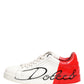 White Red Portofino Low Top Men Sneakers Shoes