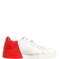 White Red Portofino Low Top Men Sneakers Shoes