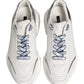 White Silver Daymaster Low Top Sneakers Shoes