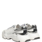 White Silver Daymaster Low Top Sneakers Shoes
