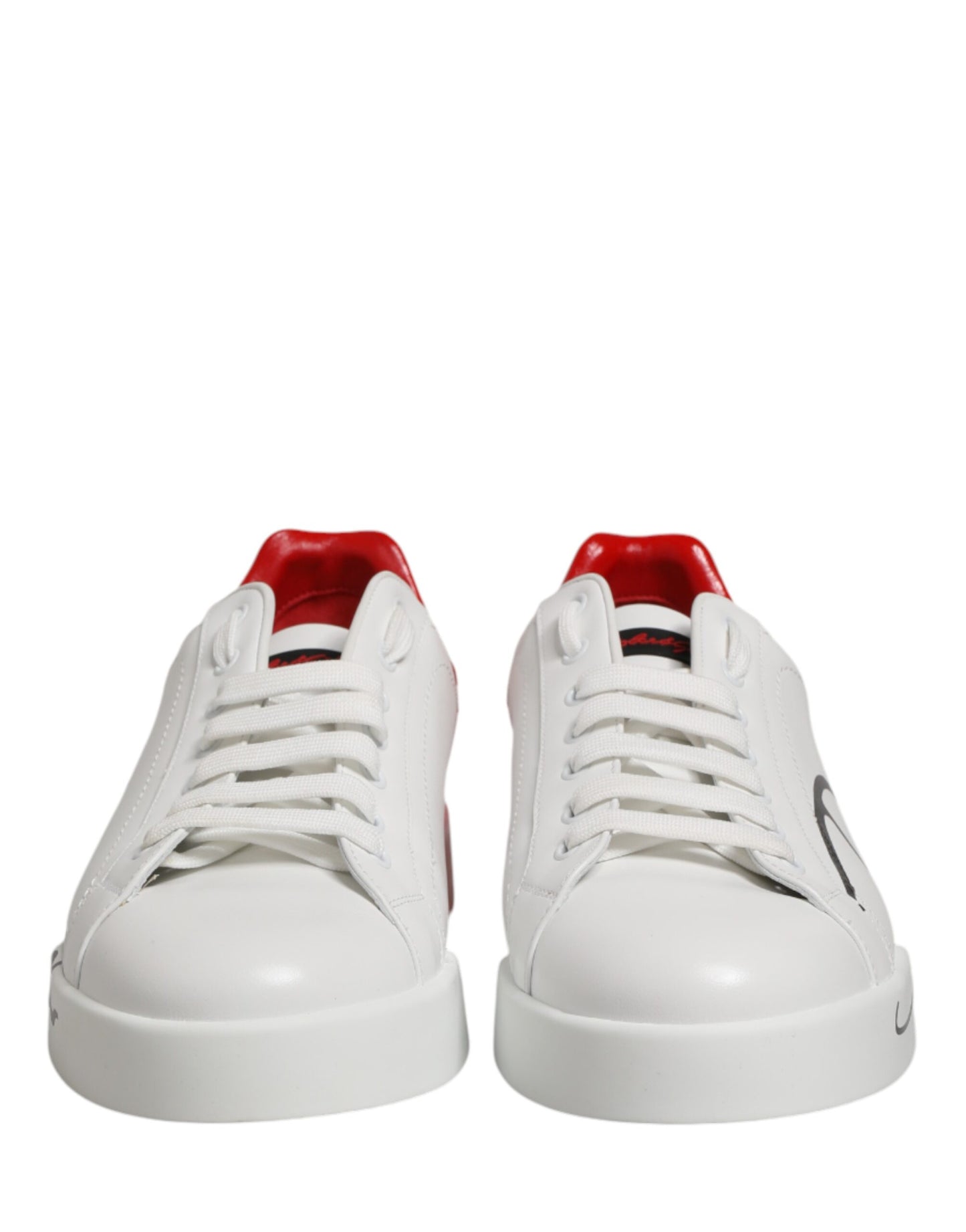 White Red Portofino Low Top Men Sneakers Shoes