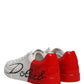 White Red Portofino Low Top Men Sneakers Shoes