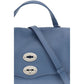Blue Calf Leather Bos Taurus Shoulder Bag