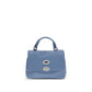 Blue Calf Leather Bos Taurus Shoulder Bag
