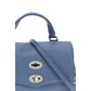 Blue Calf Leather Bos Taurus Shoulder Bag