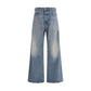 Blue Cotton Relaxed Fit Jeans