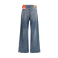 Blue Cotton Relaxed Fit Jeans