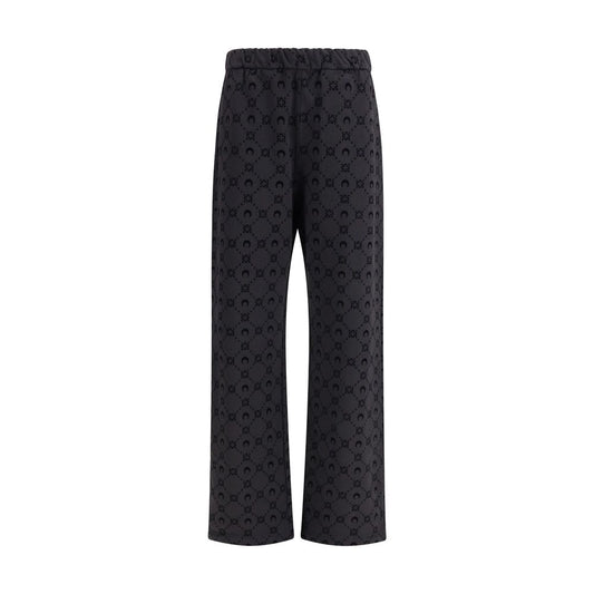 Gray Cotton Athletic Pants