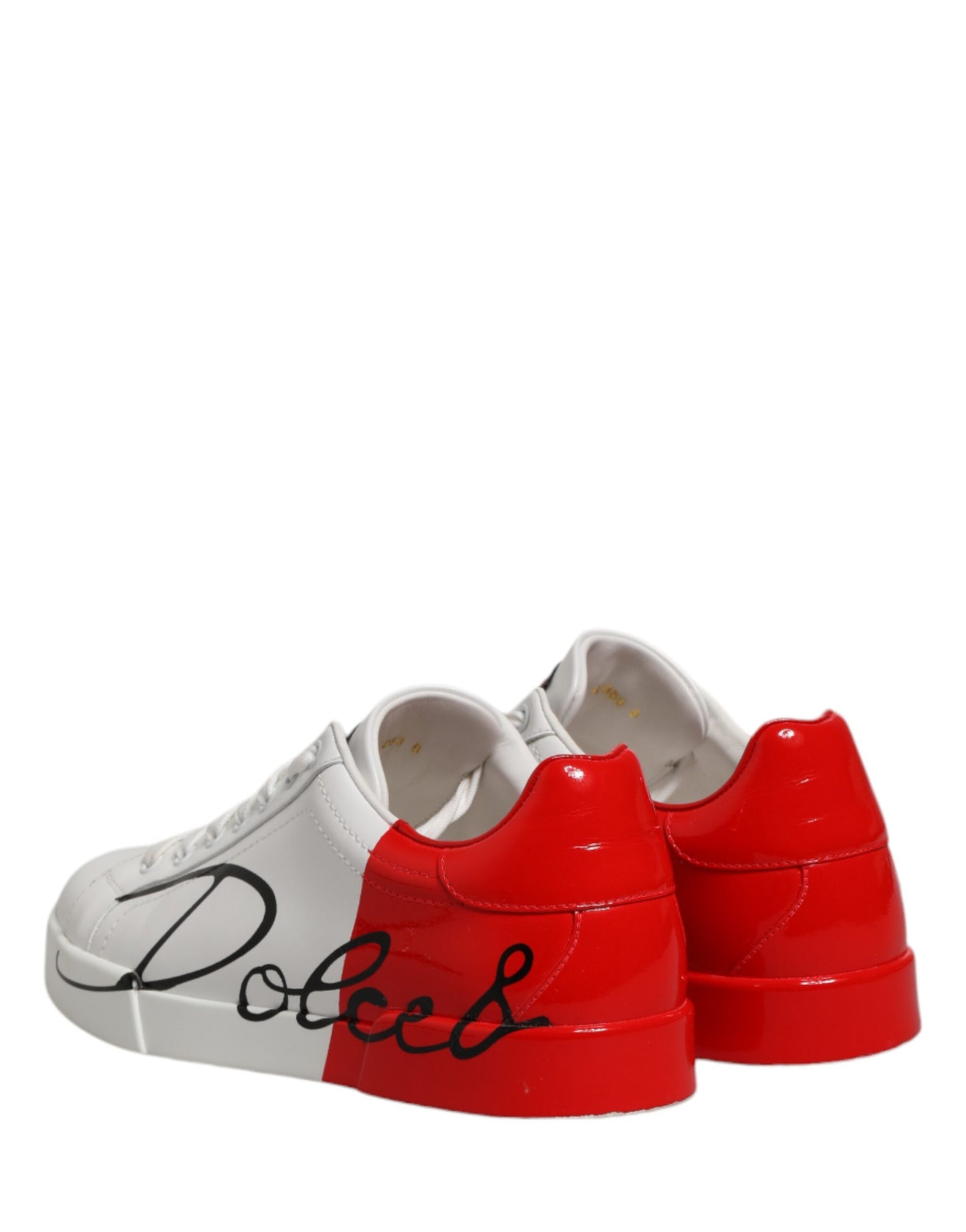 White Red Portofino Low Top Men Sneakers Shoes