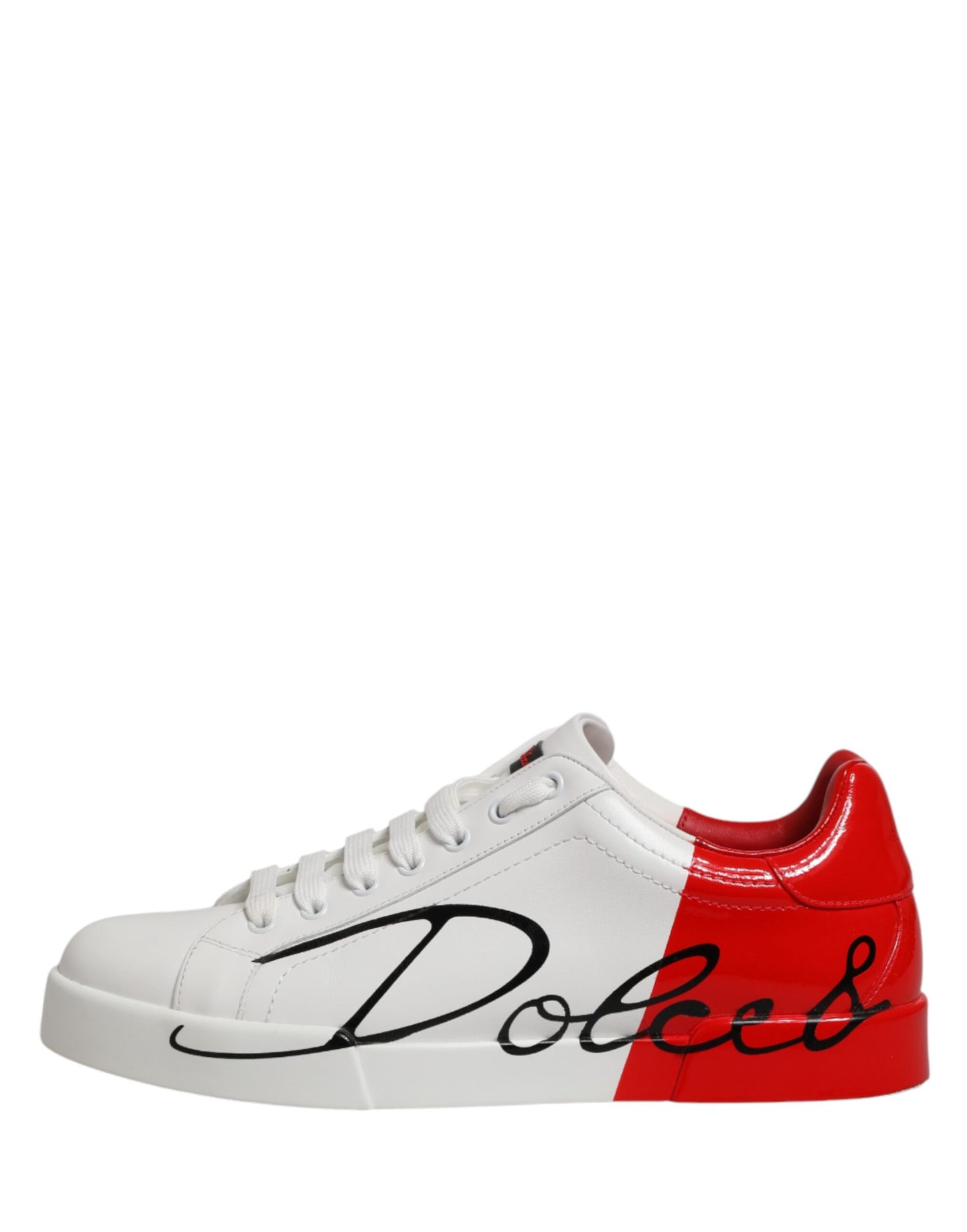 White Red Portofino Low Top Men Sneakers Shoes