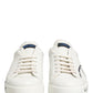 White Blue Portofino Low Top Sneakers Shoes