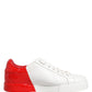 White Red Portofino Low Top Men Sneakers Shoes