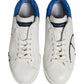 White Blue Portofino Low Top Sneakers Shoes