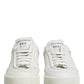 White MIAMI Calf Low Top Men Sneakers  Shoes