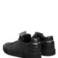 Black MIAMI Calf Low Top Men Sneakers  Shoes