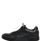 Black MIAMI Calf Low Top Men Sneakers  Shoes