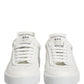 MIAMI Calf Low Top Men Sneakers  White