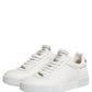 MIAMI Calf Low Top Men Sneakers  White