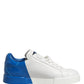 White Blue Portofino Low Top Sneakers Shoes