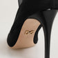 Black Nylon Stretch Mesh Sock Boots  Shoes