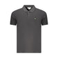 Black Cotton Polo Shirt