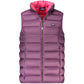 Purple Polyamide Sleveless Jacket
