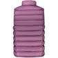 Purple Polyamide Sleveless Jacket