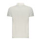 White Cotton Men Polo Shirt