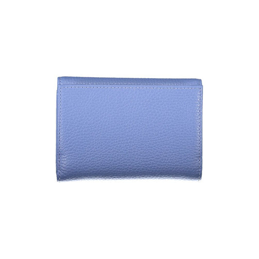 Blue Leather Wallet