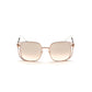 Rose Gold Metal Sunglasses