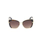 Brown Metal Sunglasses