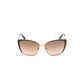 Brown Metal Sunglasses