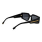 Black Polyamide Sunglasses