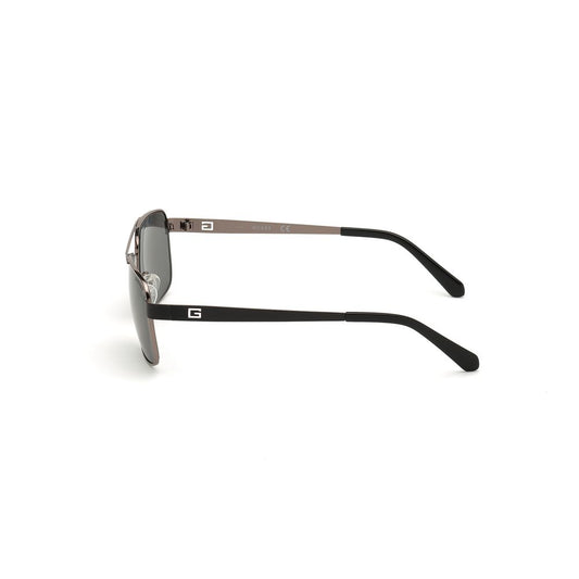 Gray Metal Sunglasses