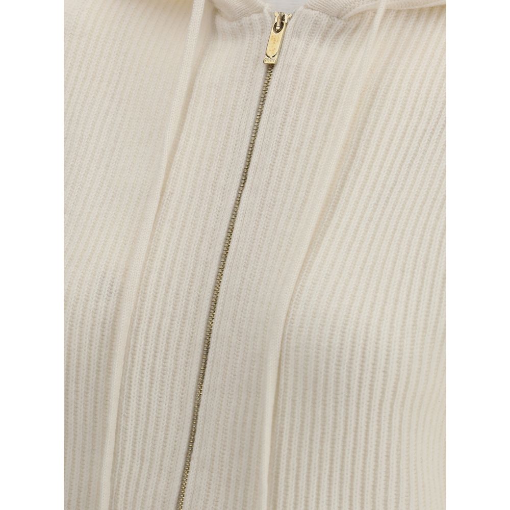White Wool Sweatshirt