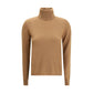 Brown Wool Turtleneck