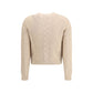 Beige Polyamide Sweatshirt