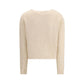 Beige Polyamide Sweatshirt