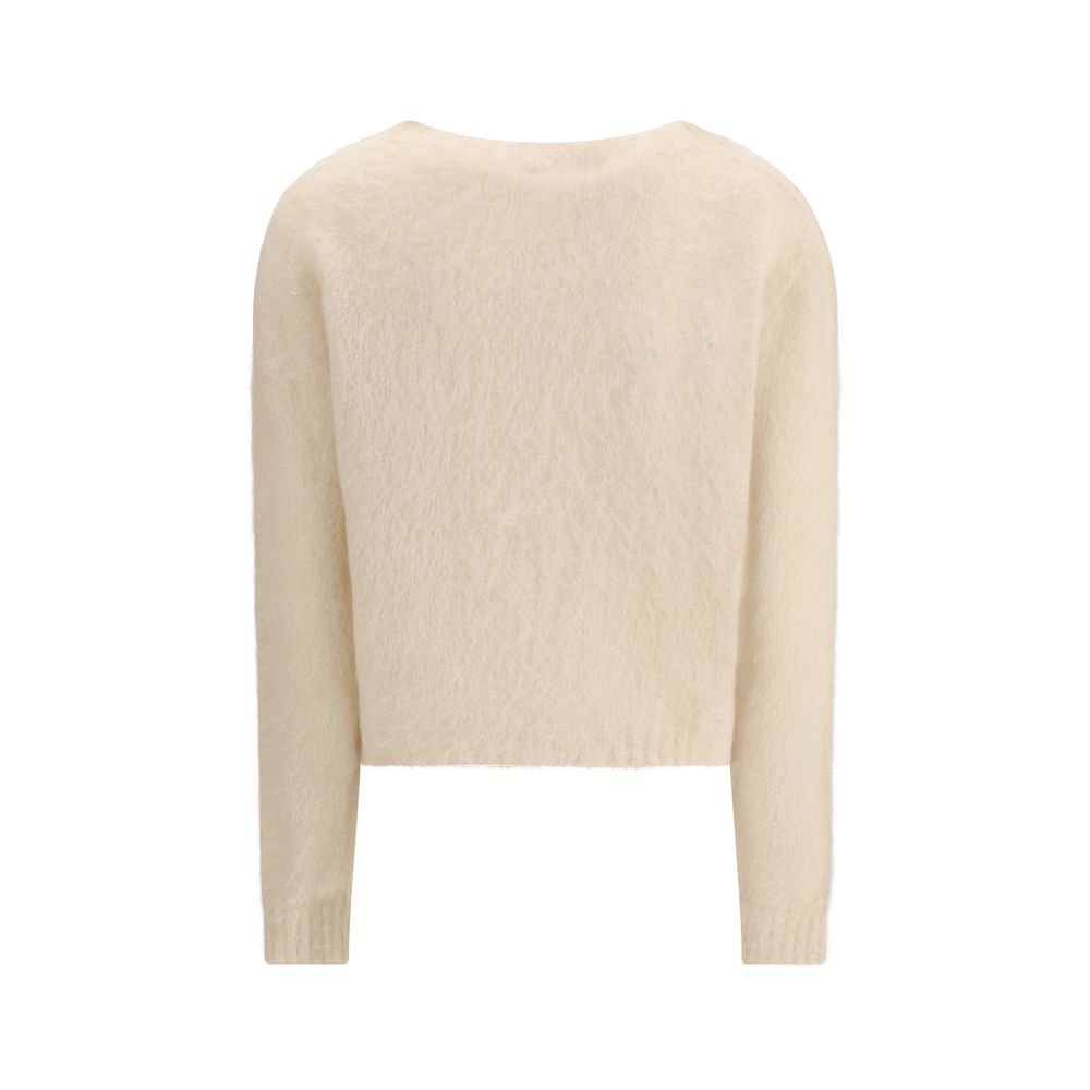 Beige Polyamide Sweatshirt