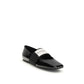 Black Leather Ballet Flats