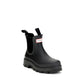 Black Rubber Chelsea Boots