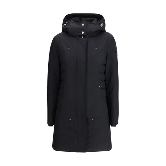 Black Polyester Parka