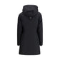 Black Polyester Parka