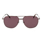 Brown Metal Sunglasses