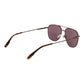 Brown Metal Sunglasses