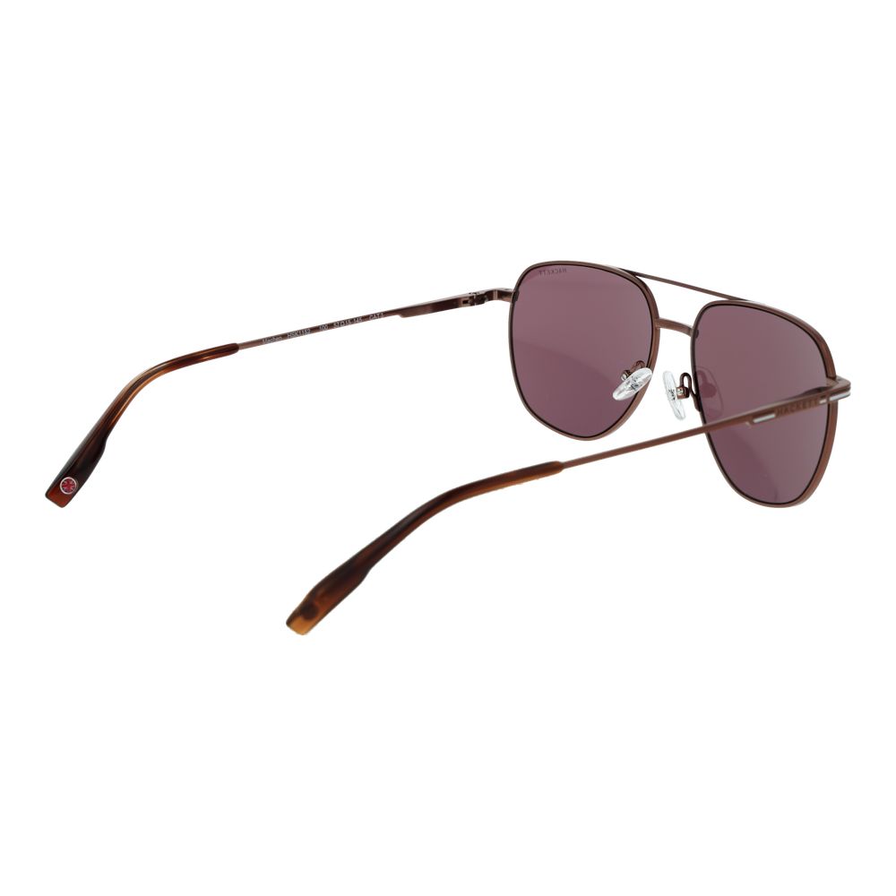 Brown Metal Sunglasses