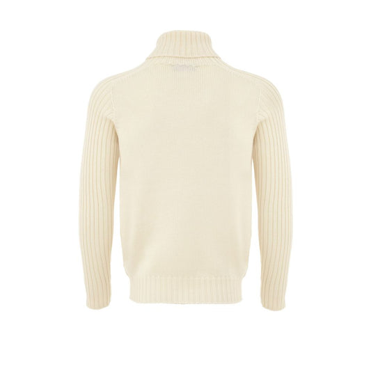 White Wool Turtleneck