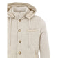 Beige Wool Shell Jacket
