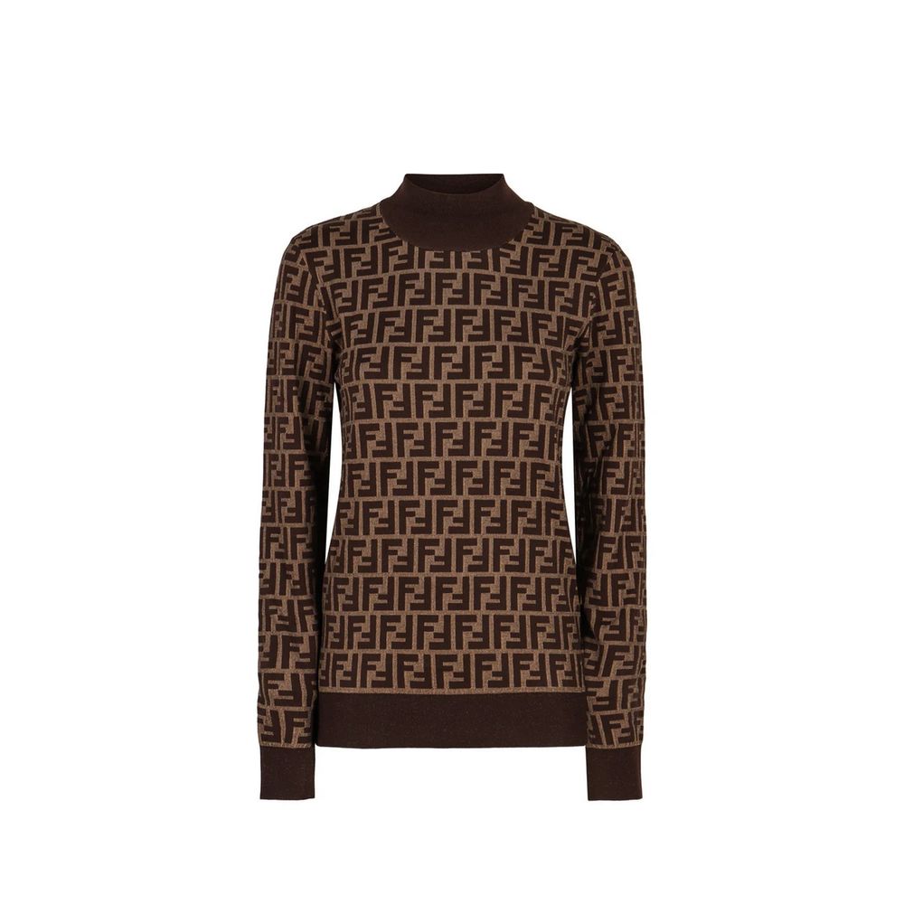 Brown Cotton Sweatshirt